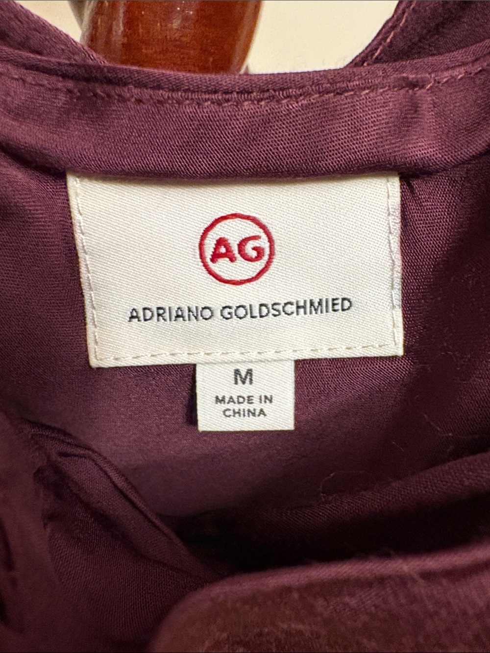 Ag Adriano Goldschmied Plum Silk Slip Dress - Picture 3 of 7
